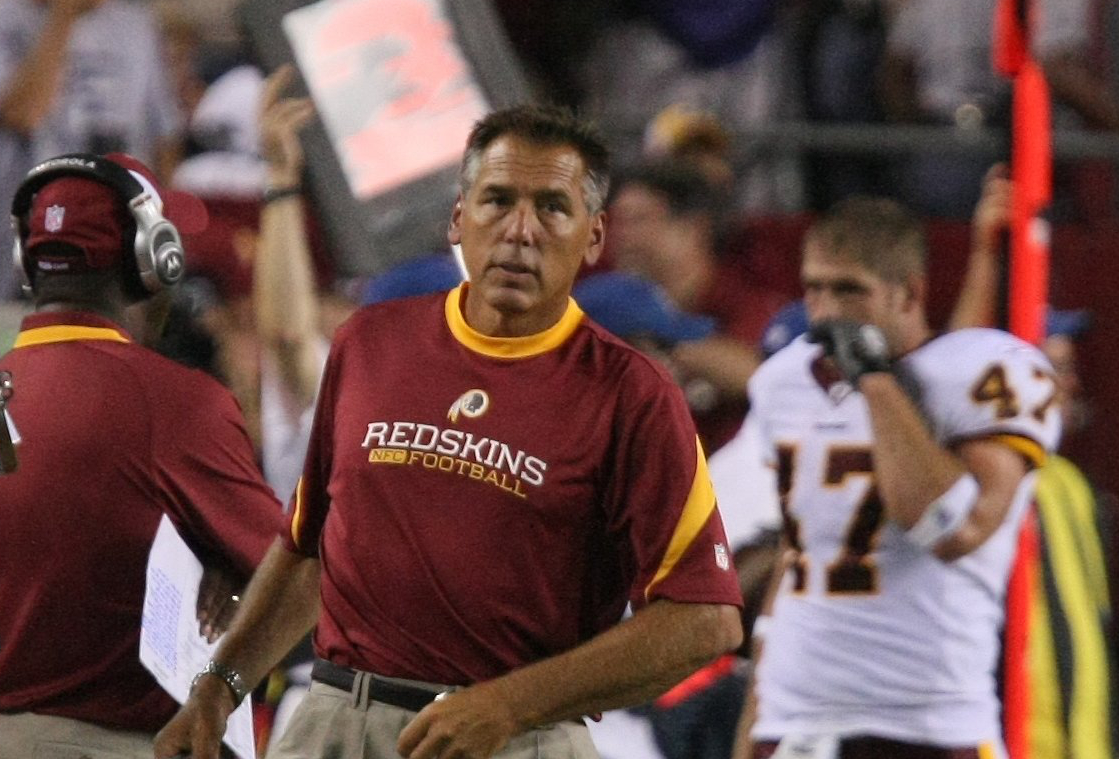 Jim Zorn Coaching Washington Redskins